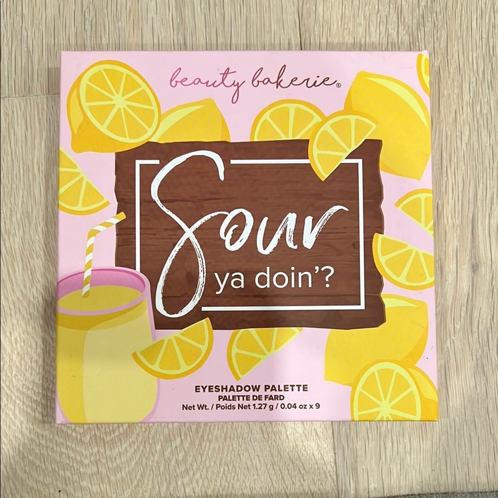 Beauty Bakerie Sour Ya Doin'? Lemon-Themed Eyeshadow Palette